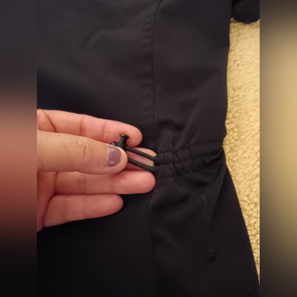 Med Couture Maternity Scrub Top - Black - Picture 6 of 6